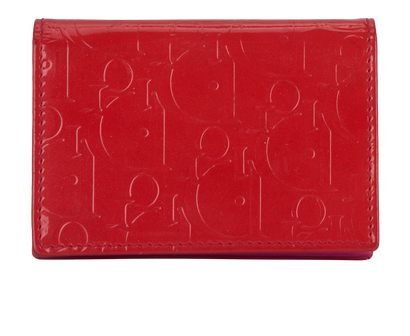 Christian Dior Flap Wallet, &pound;150, Accessories, Red, Patent Leather, Front view